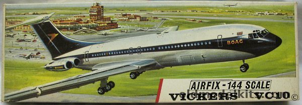 Airfix 1/144 Vickers VC-10 BOAC, SK601 plastic model kit